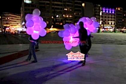 Işıklı Balonlar ve Ledli Uçan Balon İstanbul Organizasyon