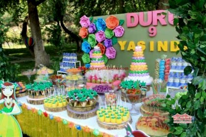 Doğum Günü Organizasyonu Şekerleme Masası Süsleme İstanbul Organizasyon