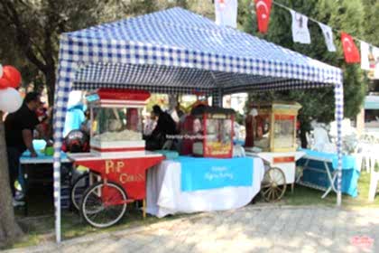 Patlamış Mısırcı Popcorn Nostaljik Sokak Satıcılar Hizmeti İstanbul Organizasyon